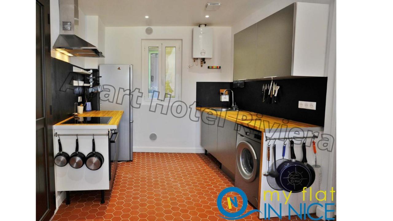 Aparthotel Riviera - Sea View - Amazing Large 3 Bedrooms With Sea View Ac - Old Town- Promenade Des Anglais 尼斯 外观 照片
